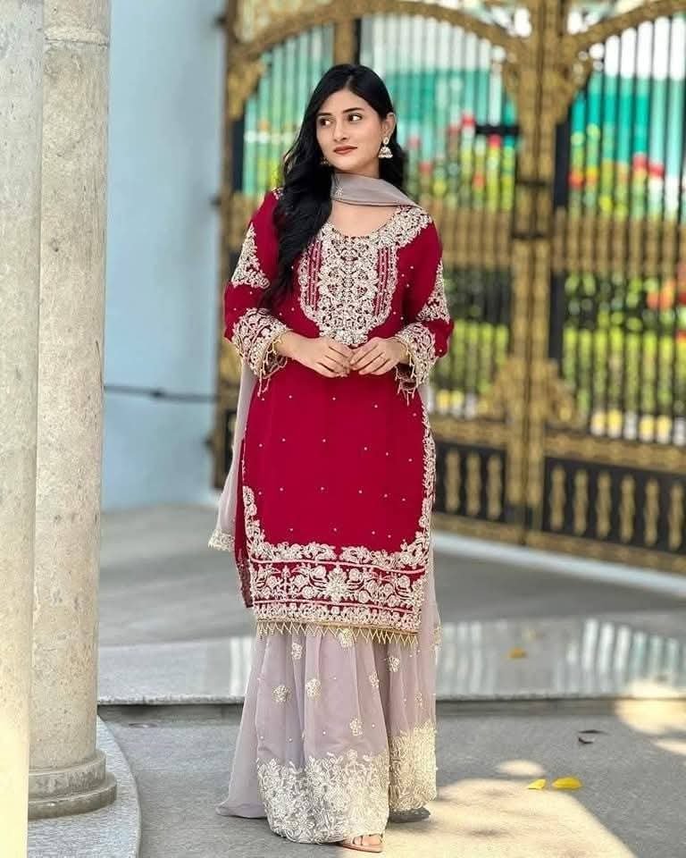 WhatsApp-Image-2025-06-27-at-02.20.41-1.jpeg Embroidered & Stone Work 3-Piece Formal Dress Set - Image 1