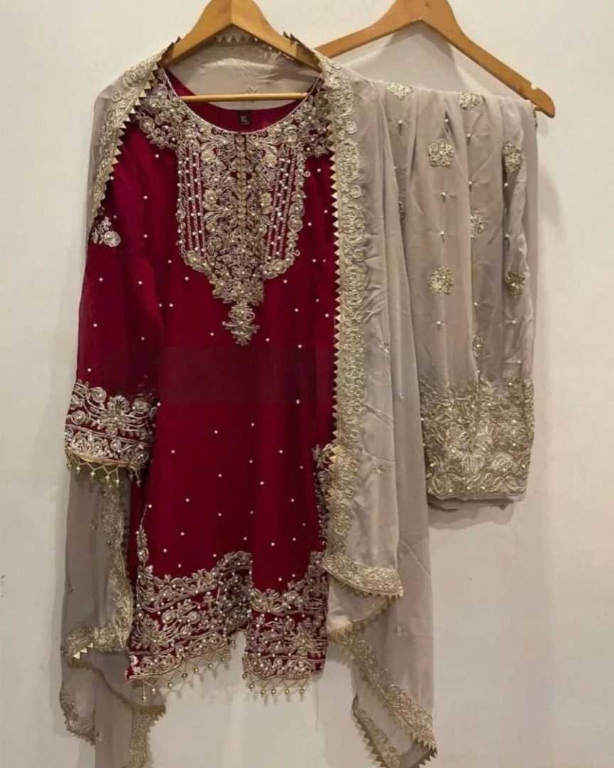 WhatsApp-Image-2025-07-10-at-04.22.19-3.jpeg Embroidered & Stone Work 3-Piece Formal Dress Set - Image 4